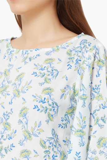 AND Printed Flared Sleeves Blouse | Tops | Top wear | Women | Online ...